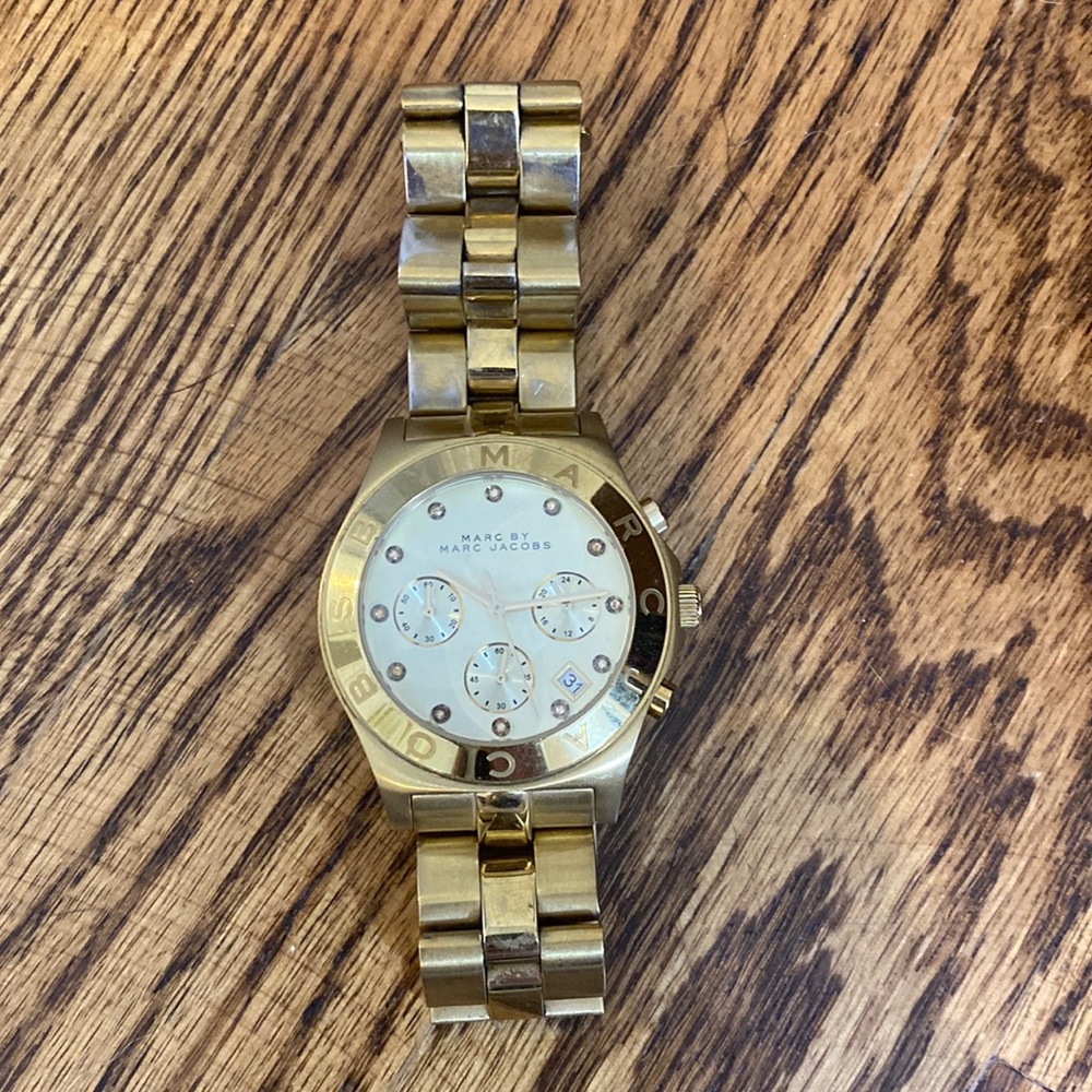 Real gold Marc Jacobs watch